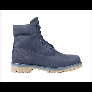 Navy Blue Timberland Boots